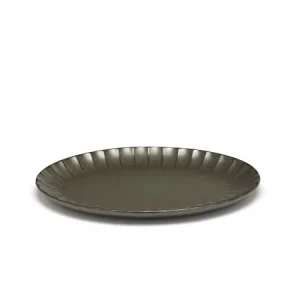 Sergio Herman BORD OVAAL INKU S L25 X B17,5 X H1,7 CM GROEN